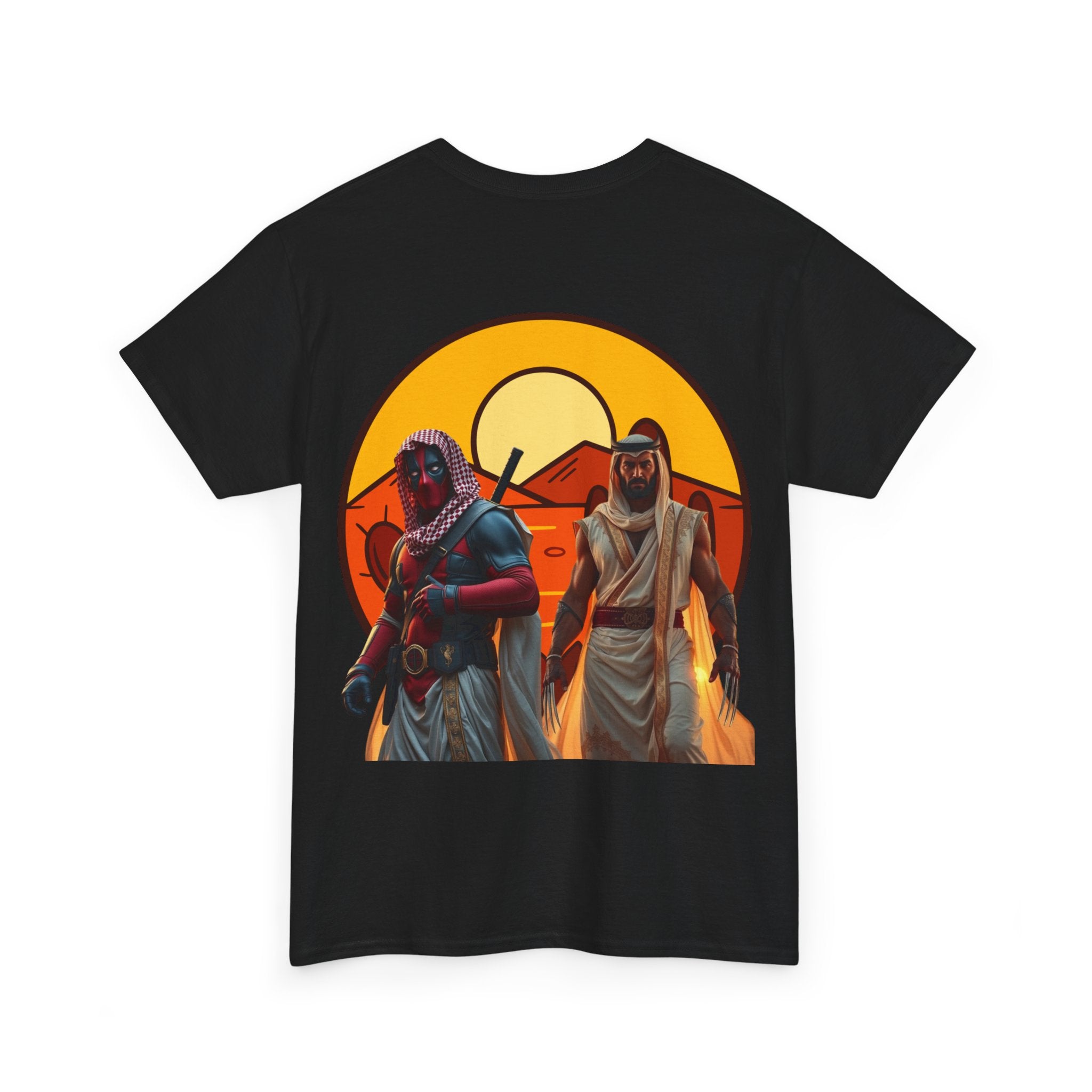 Deadbool & Wolfirine | Desert Duo | Limited Premium | Unisex Heavy Cotton Tee