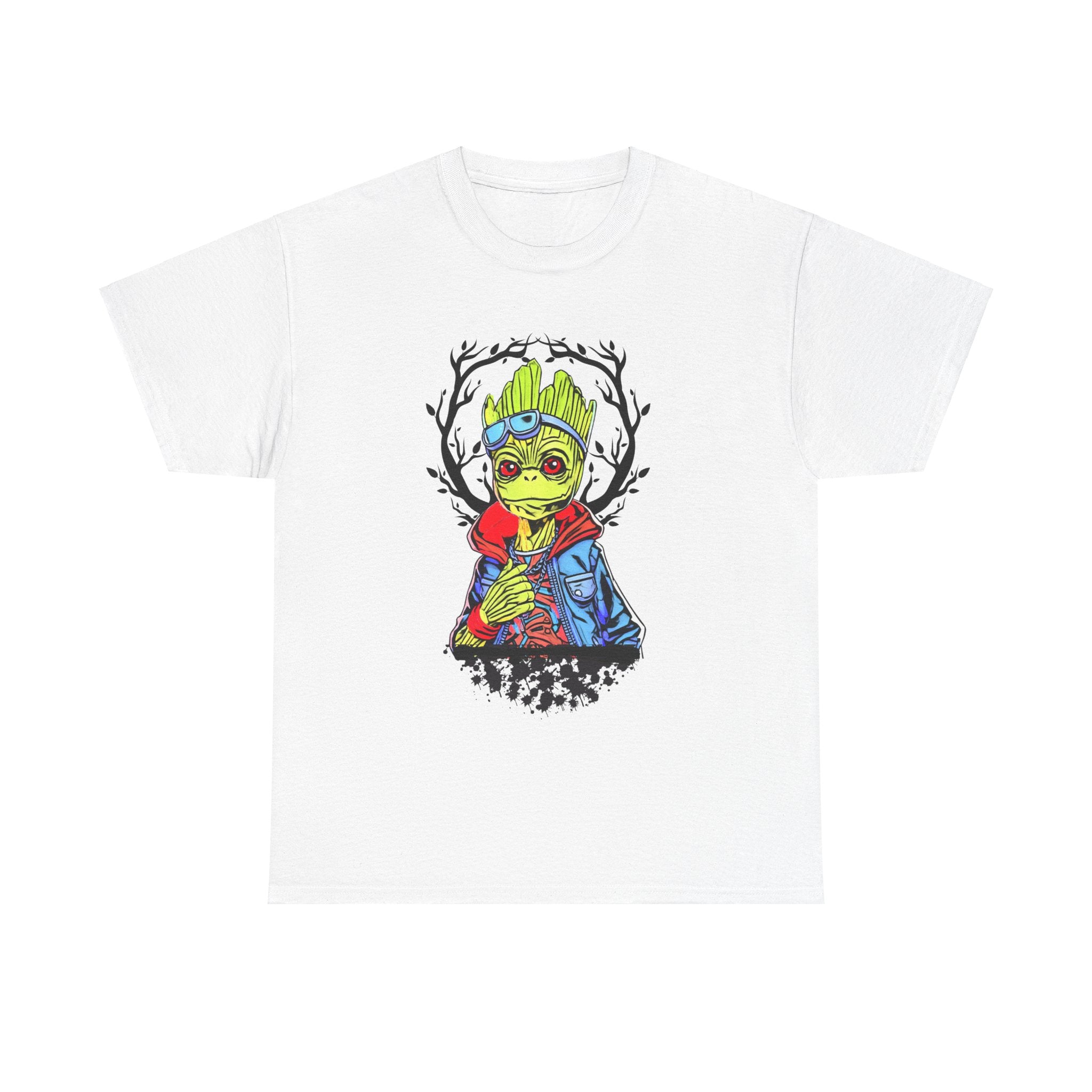 G root | Hip Hop Hero | Groot Graffiti | Unisex Heavy Cotton Tee