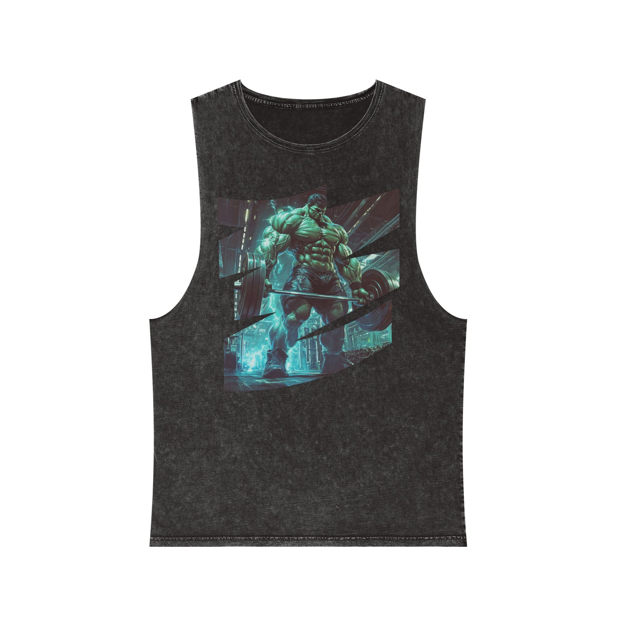 Hulk | Body Building Boss | Unisex Stonewash Tank Top