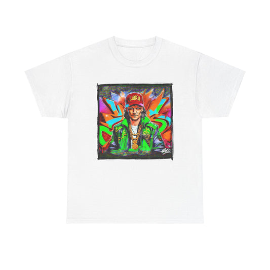 Loki G | Hip Hop Heroes | Graffiti | Unisex Heavy Cotton Tee