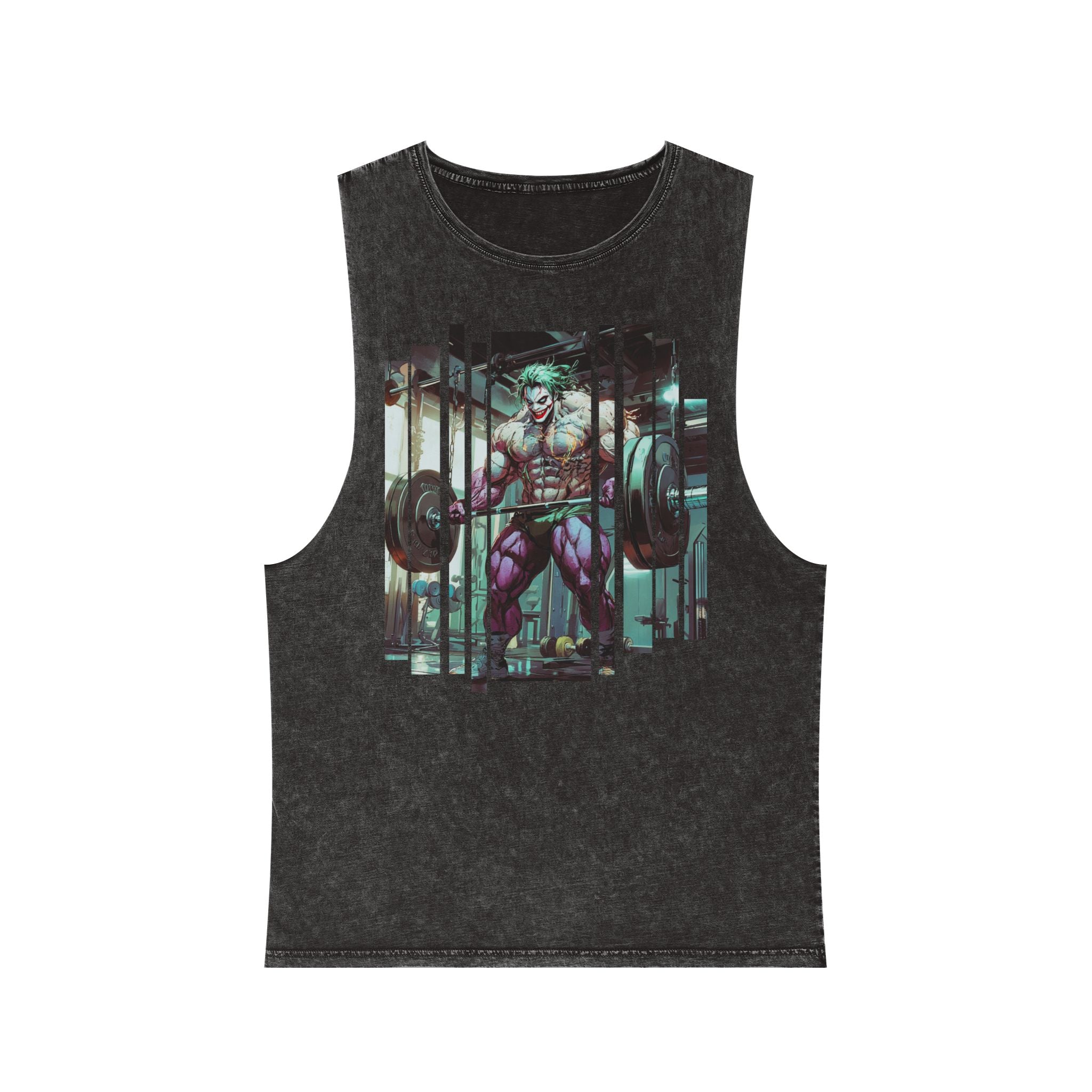 Joker | Body Building Boss | Unisex Stonewash Tank Top