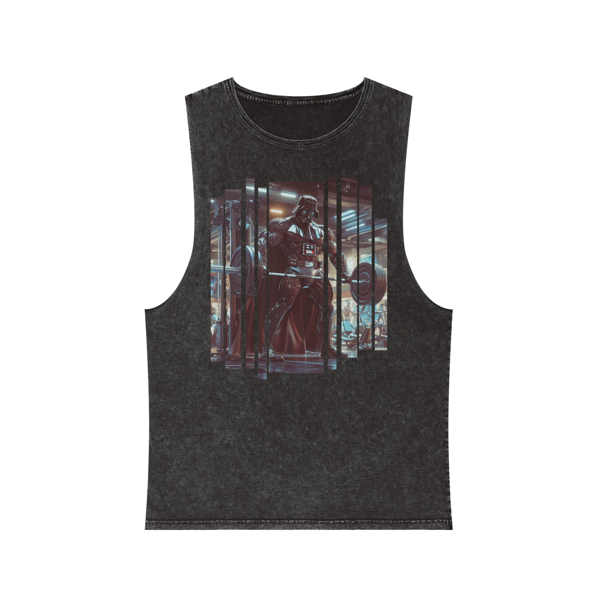 Darth Vader | Body Building Boss | Unisex Stonewash Tank Top