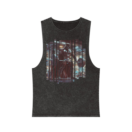 Darth Vader | Body Building Boss | Unisex Stonewash Tank Top