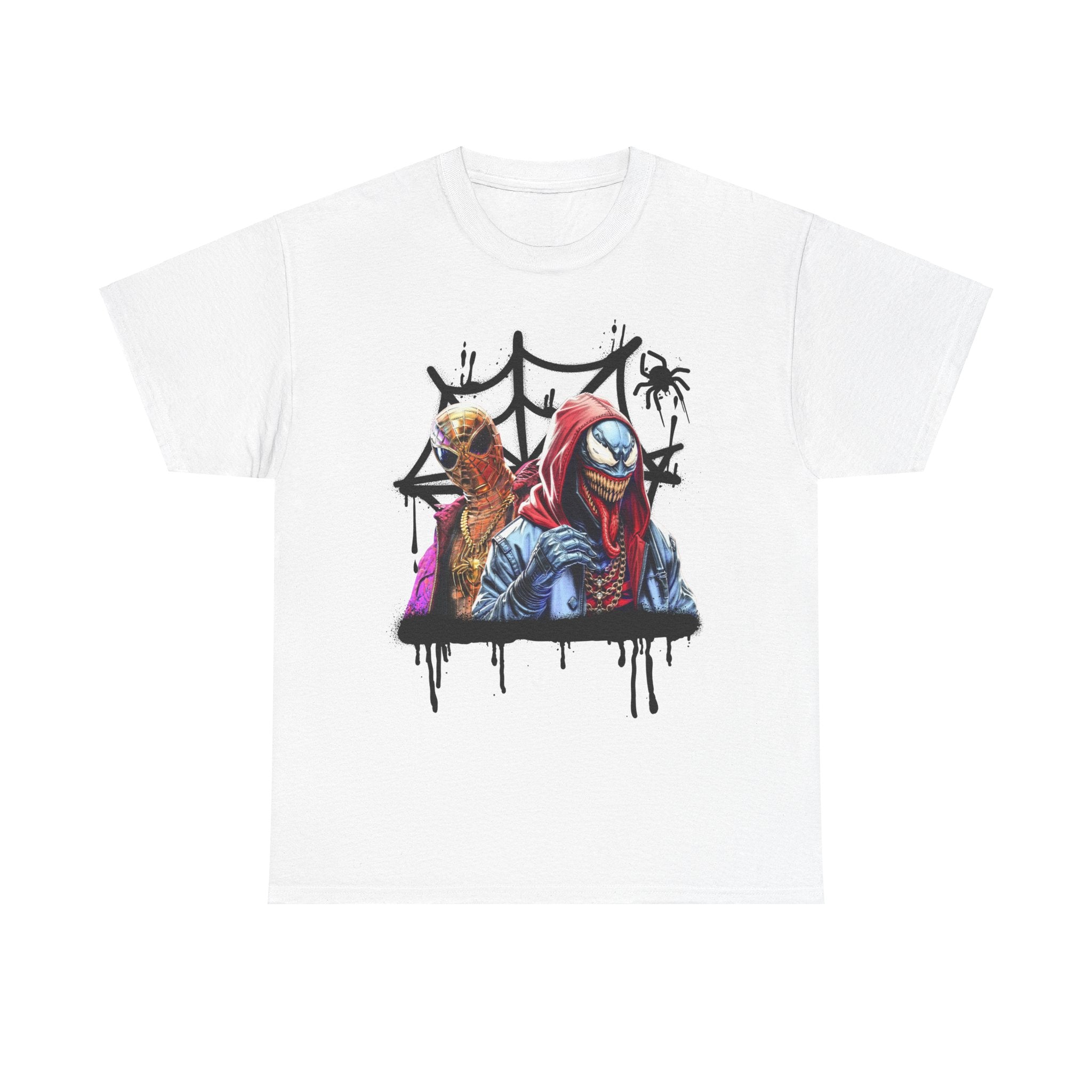 Spidey X Venom (Bros) | Hip Hop Heroes | Graffiti | Unisex Heavy Cotton Tee