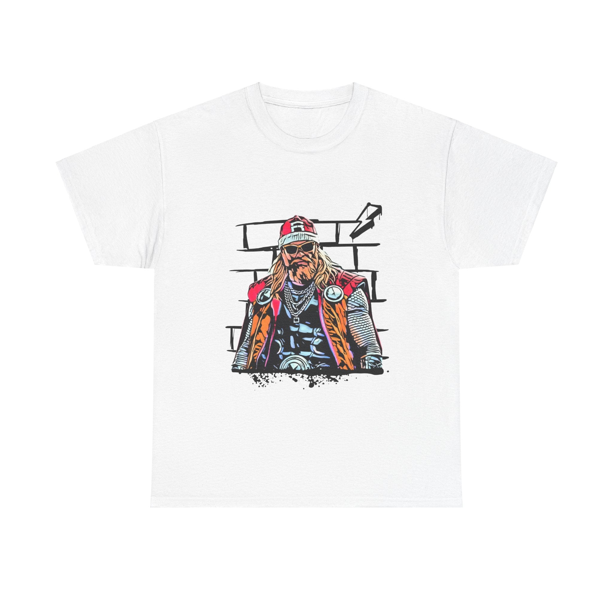 Fo' Tho' | Hip Hop Hero | Thor Graffiti | Unisex Heavy Cotton Tee