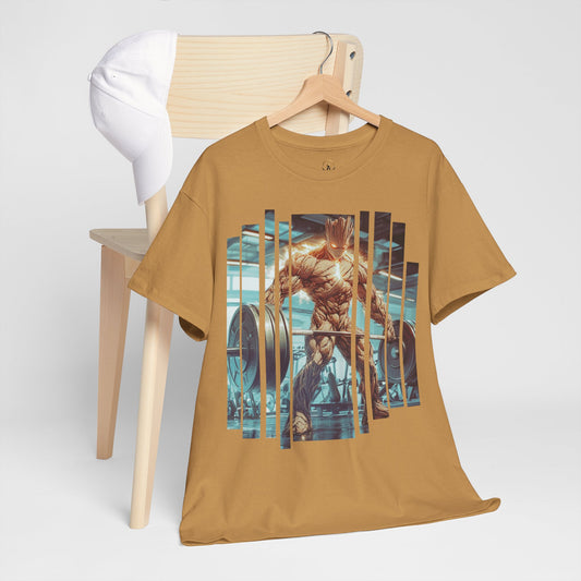 Groot | Body Building Boss | Unisex Heavy Cotton Tee