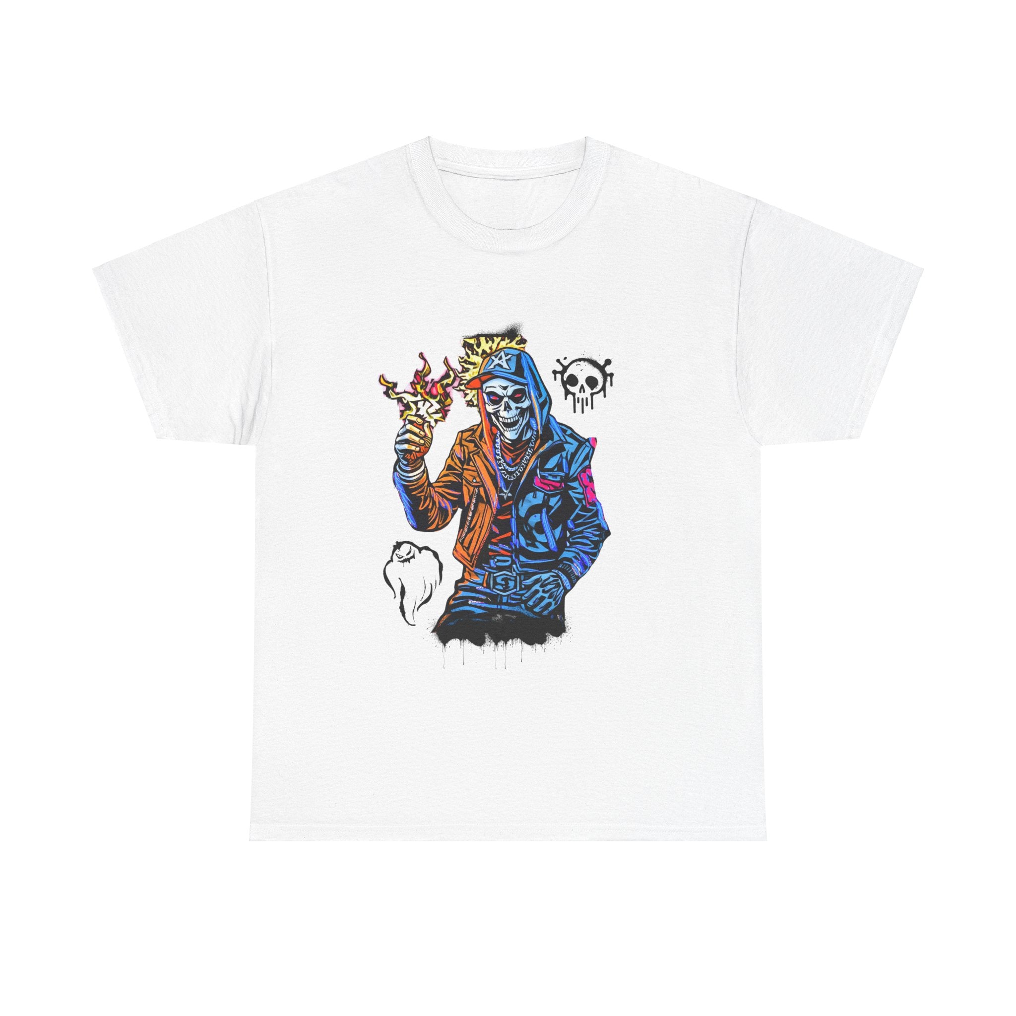 G Rider | Hip Hop Hero | Ghostrider Graffiti | Unisex Heavy Cotton Tee