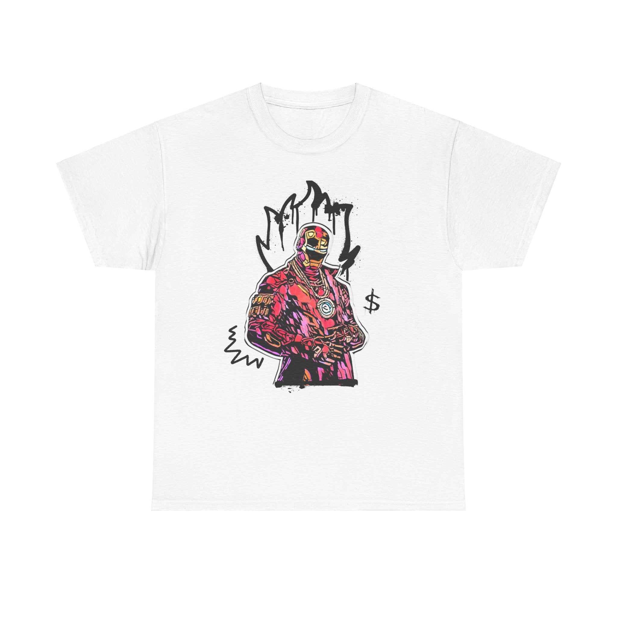 Iron G | Hip Hop Hero | Ironman Graffiti | Unisex Heavy Cotton Tee