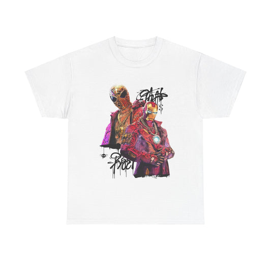 Iron Spider (OGs) | Hip Hop Heroes | Spiderman & Ironman Graffiti | Unisex Heavy Cotton Tee